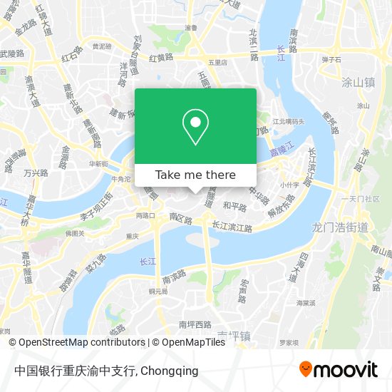中国银行重庆渝中支行 map