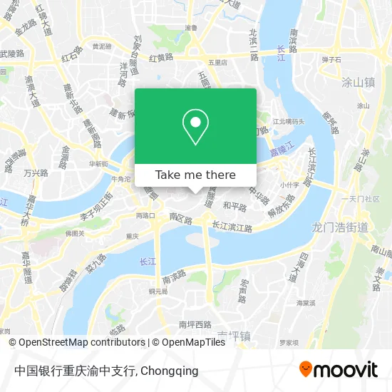 中国银行重庆渝中支行 map