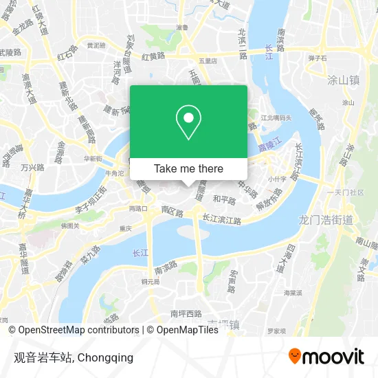 观音岩车站 map