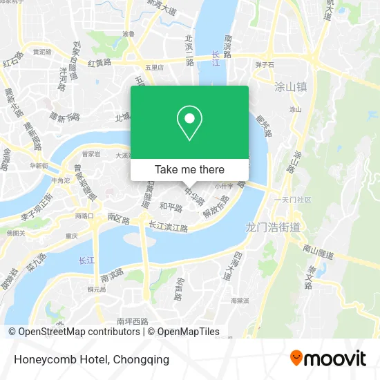 Honeycomb Hotel map