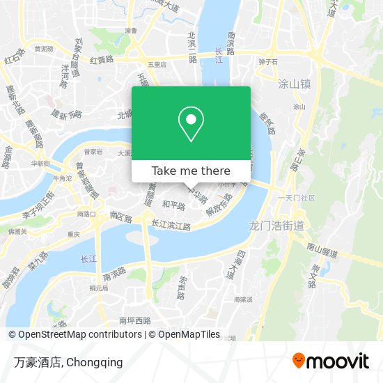 万豪酒店 map