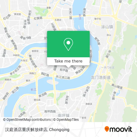 汉庭酒店重庆解放碑店 map