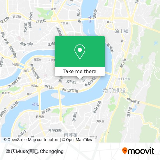 重庆Muse酒吧 map