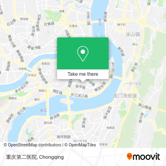 重庆第二医院 map