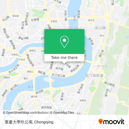 重慶大學玖公寓 map