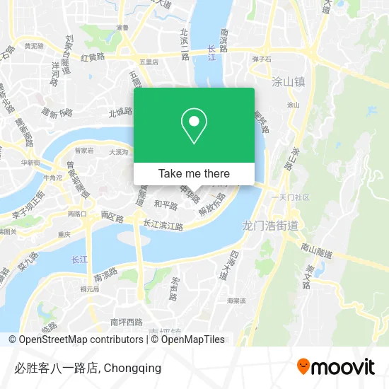 必胜客八一路店 map