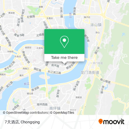 7天酒店 map