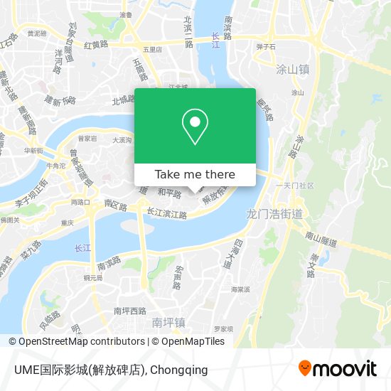 UME国际影城(解放碑店) map