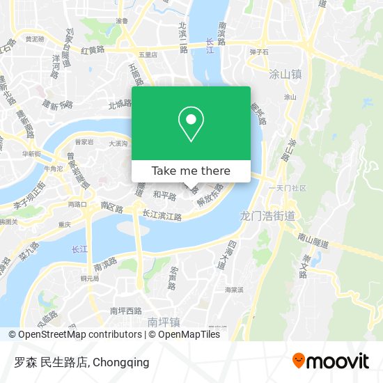 罗森 民生路店 map