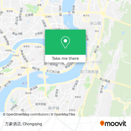 万豪酒店 map