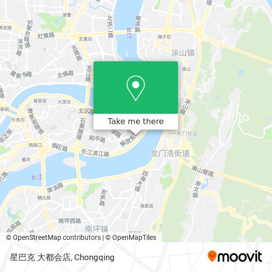 星巴克 大都会店 map