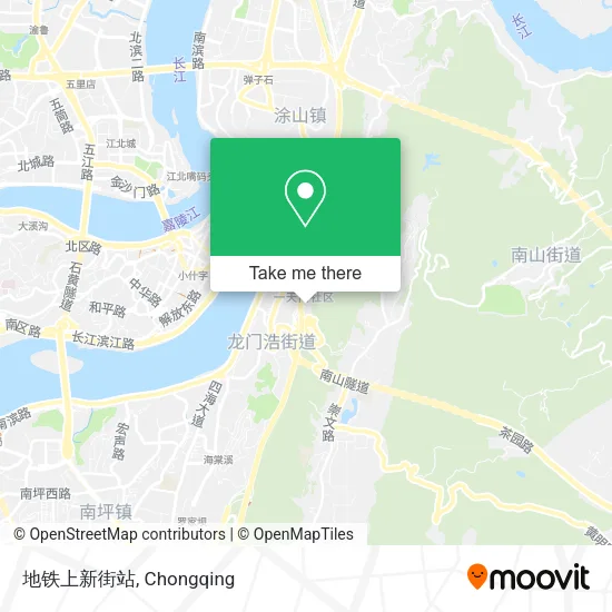 地铁上新街站 map