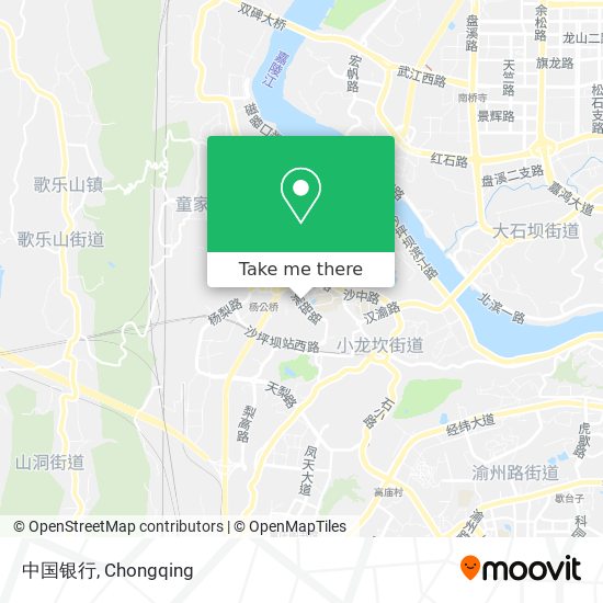 中国银行 map