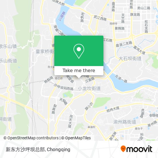 新东方沙坪坝总部 map