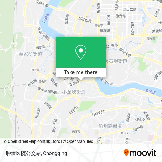 肿瘤医院公交站 map