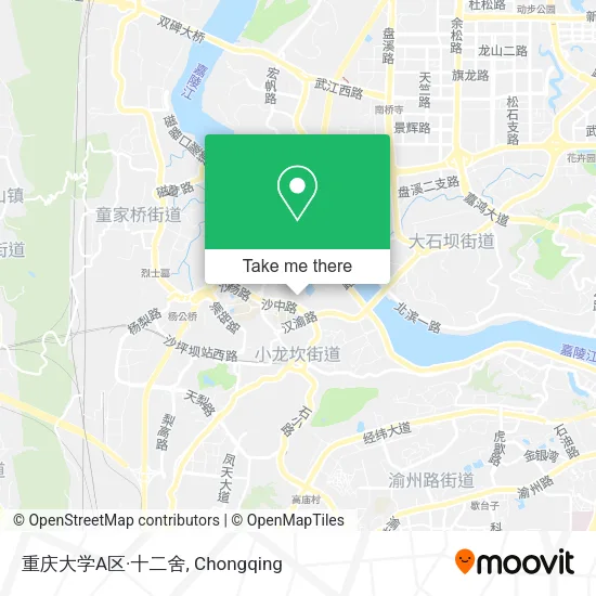重庆大学A区·十二舍 map