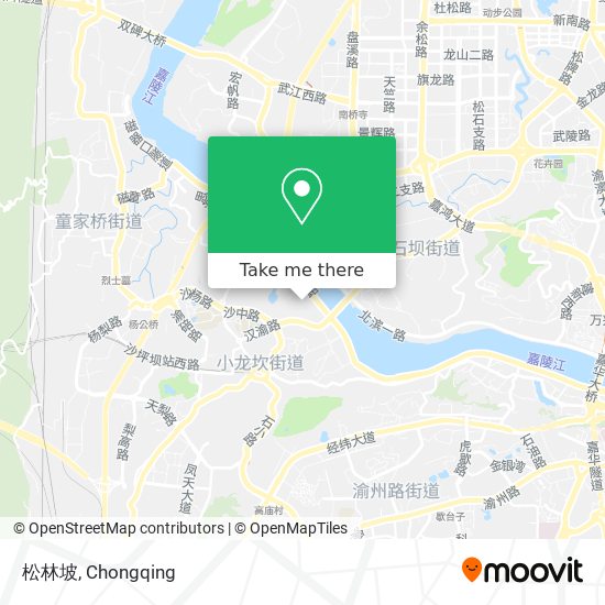 松林坡 map