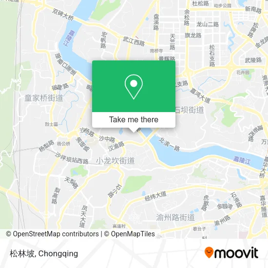 松林坡 map