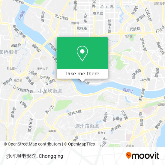 沙坪坝电影院 map