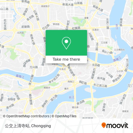 公交上清寺站 map