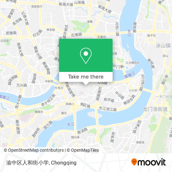 渝中区人和街小学 map