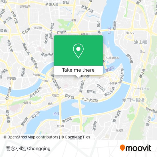意念小吃 map