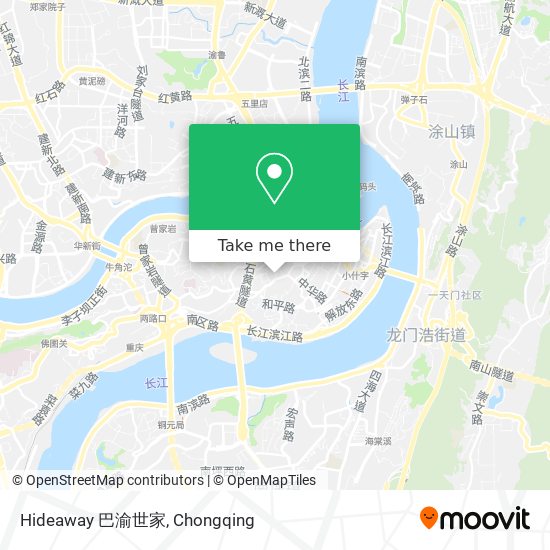Hideaway 巴渝世家 map