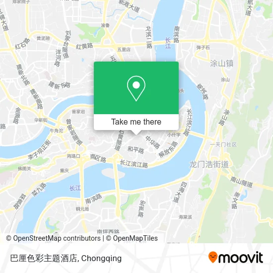 巴厘色彩主题酒店 map