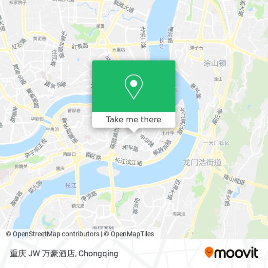 重庆 JW 万豪酒店 map