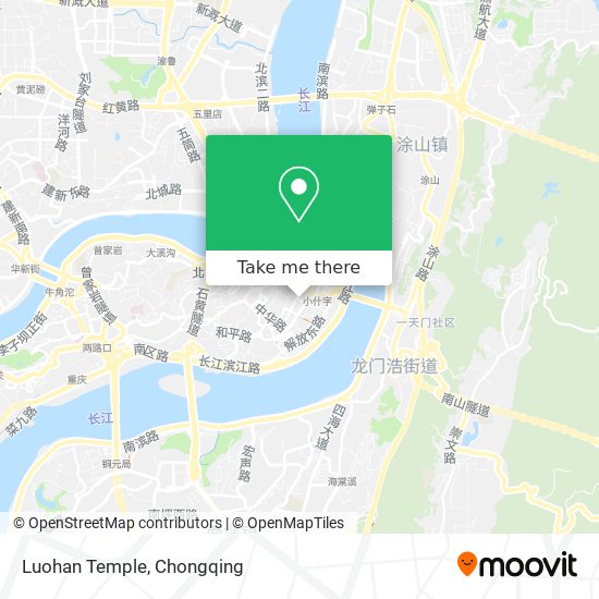 Luohan Temple map