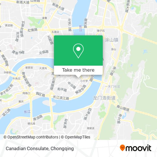 Canadian Consulate map