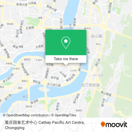重庆国泰艺术中心 Cathay Pacific Art Centre map