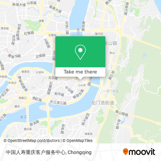 中国人寿重庆客户服务中心 map