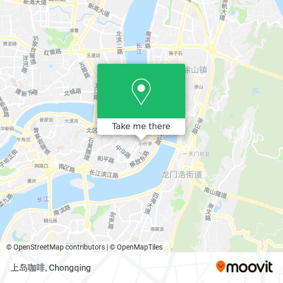 上岛咖啡 map