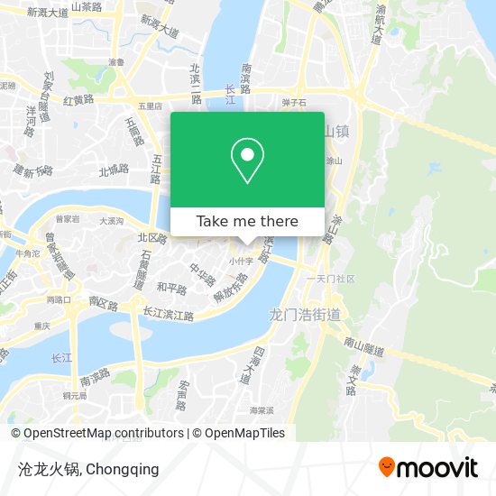 沧龙火锅 map