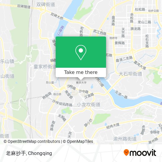 老麻抄手 map