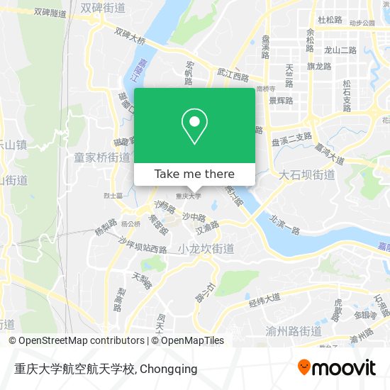 重庆大学航空航天学校 map