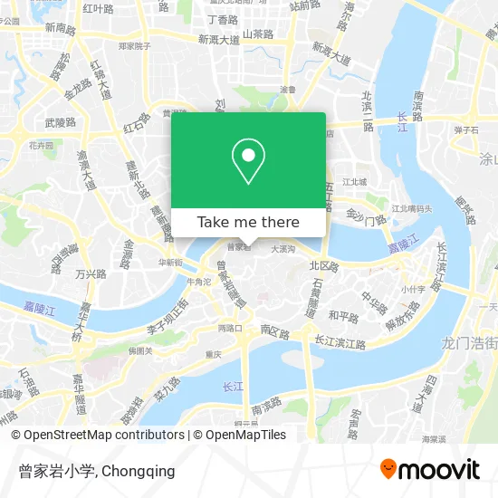 曾家岩小学 map