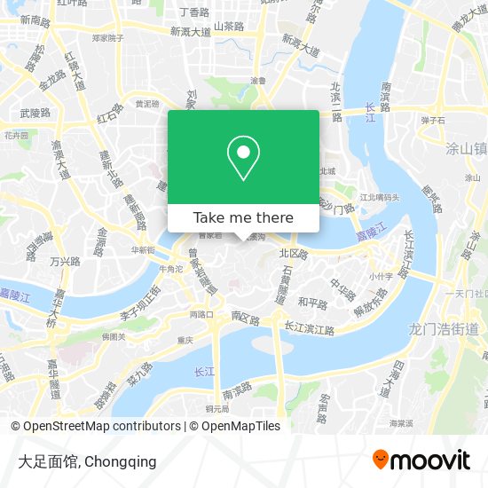 大足面馆 map