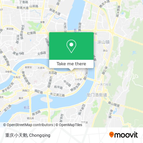 重庆小天鹅 map