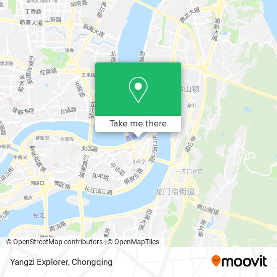 Yangzi Explorer map