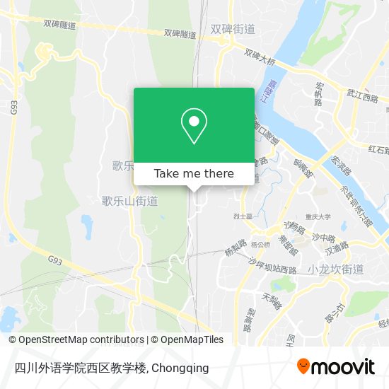四川外语学院西区教学楼 map