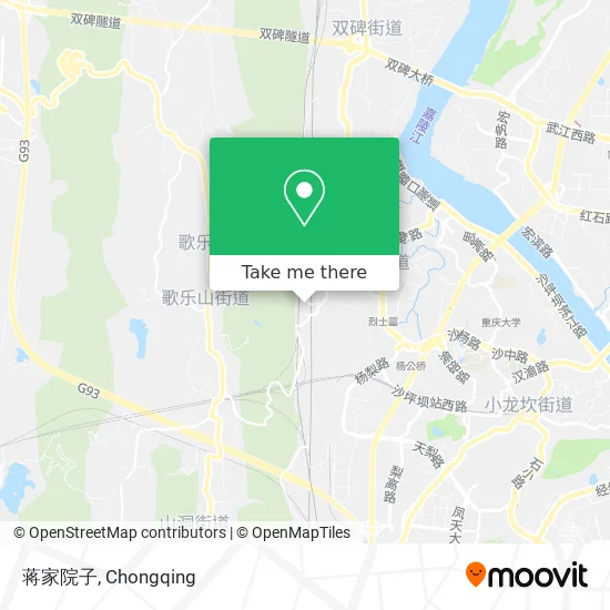 蒋家院子 map