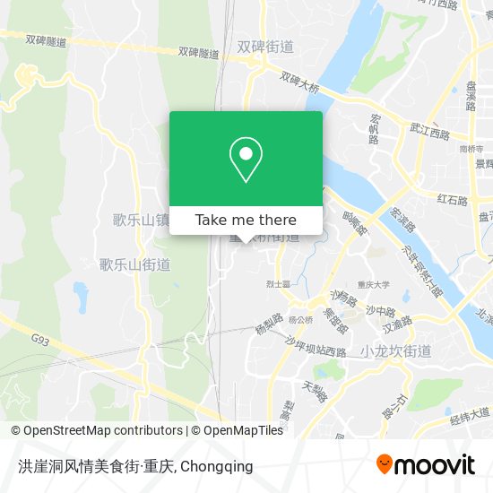 洪崖洞风情美食街·重庆 map