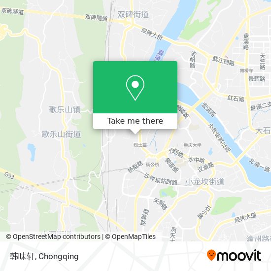 韩味轩 map