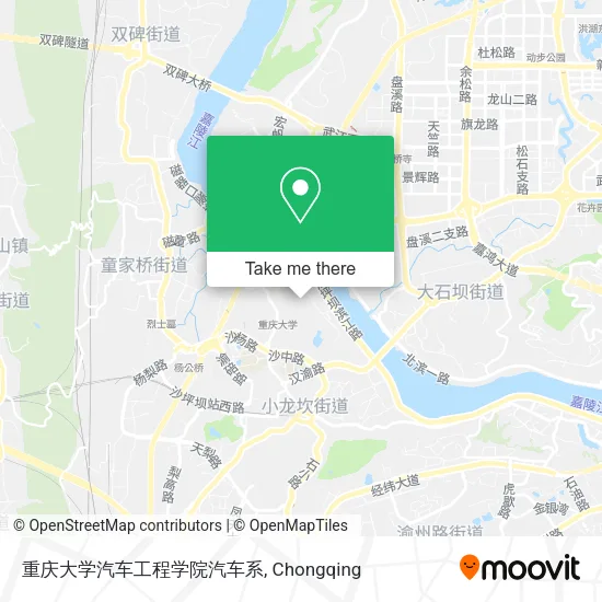 重庆大学汽车工程学院汽车系 map