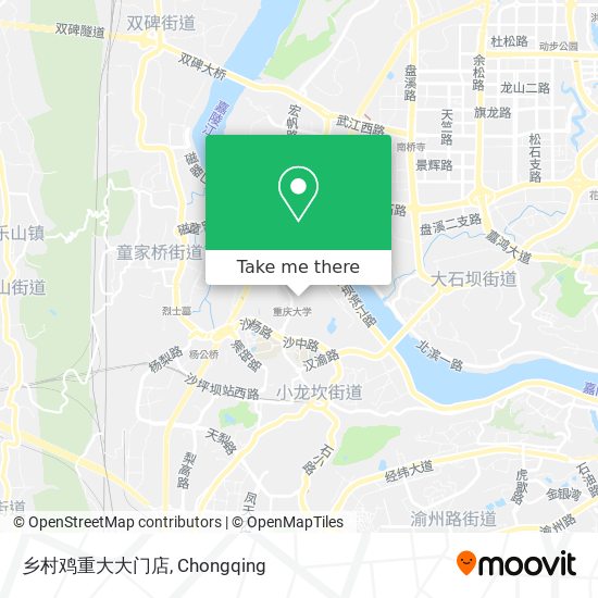 乡村鸡重大大门店 map