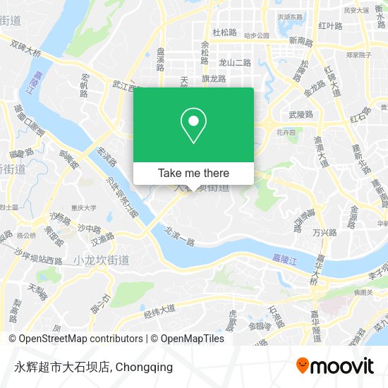 永辉超市大石坝店 map