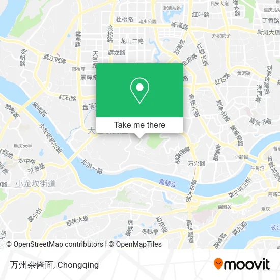万州杂酱面 map