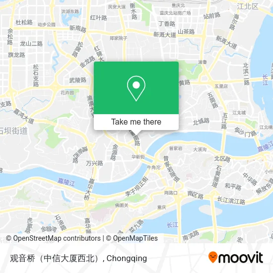 观音桥（中信大厦西北） map